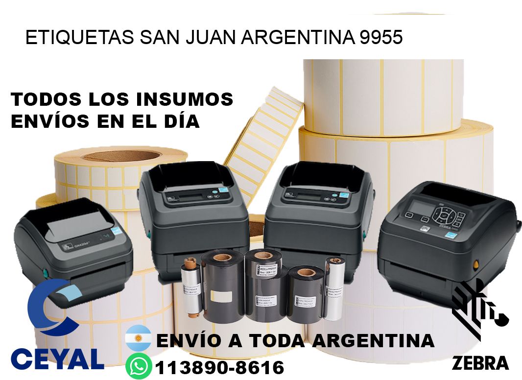 Etiquetas San Juan Argentina 9955
