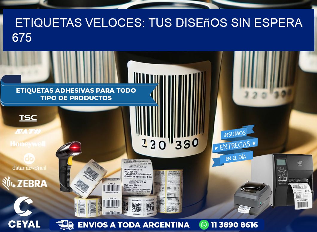 Etiquetas Veloces: Tus Diseños sin Espera 675