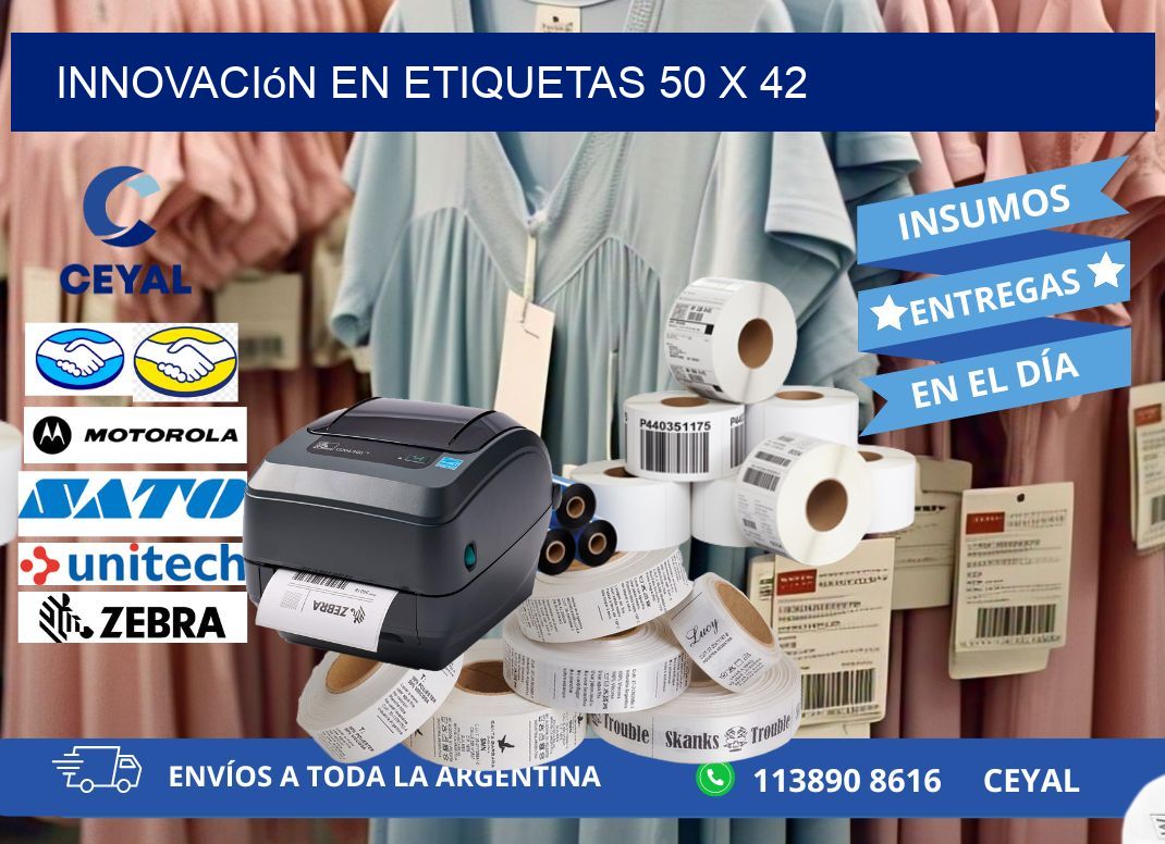 Innovación en etiquetas 50 x 42