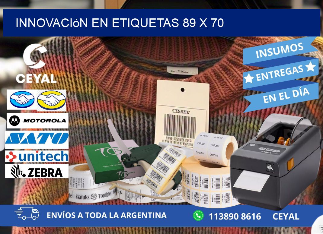 Innovación en etiquetas 89 x 70