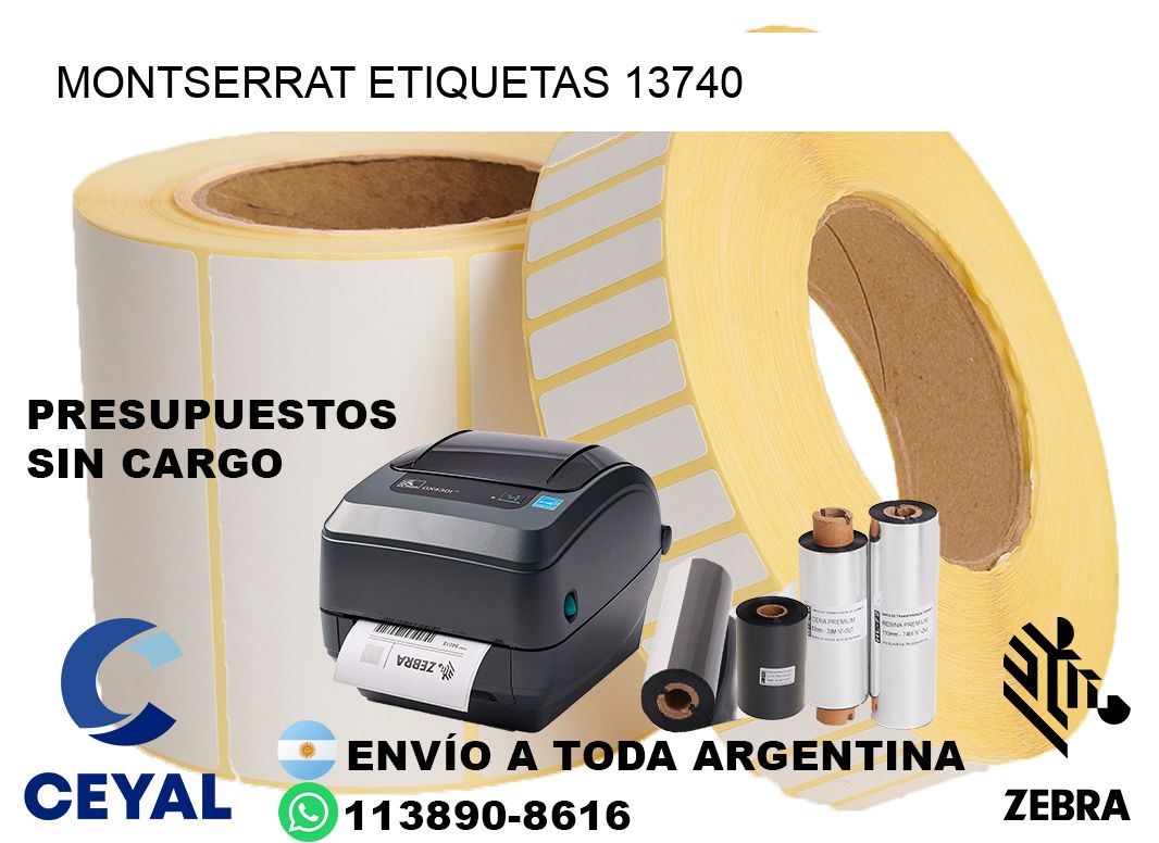 Montserrat etiquetas 13740