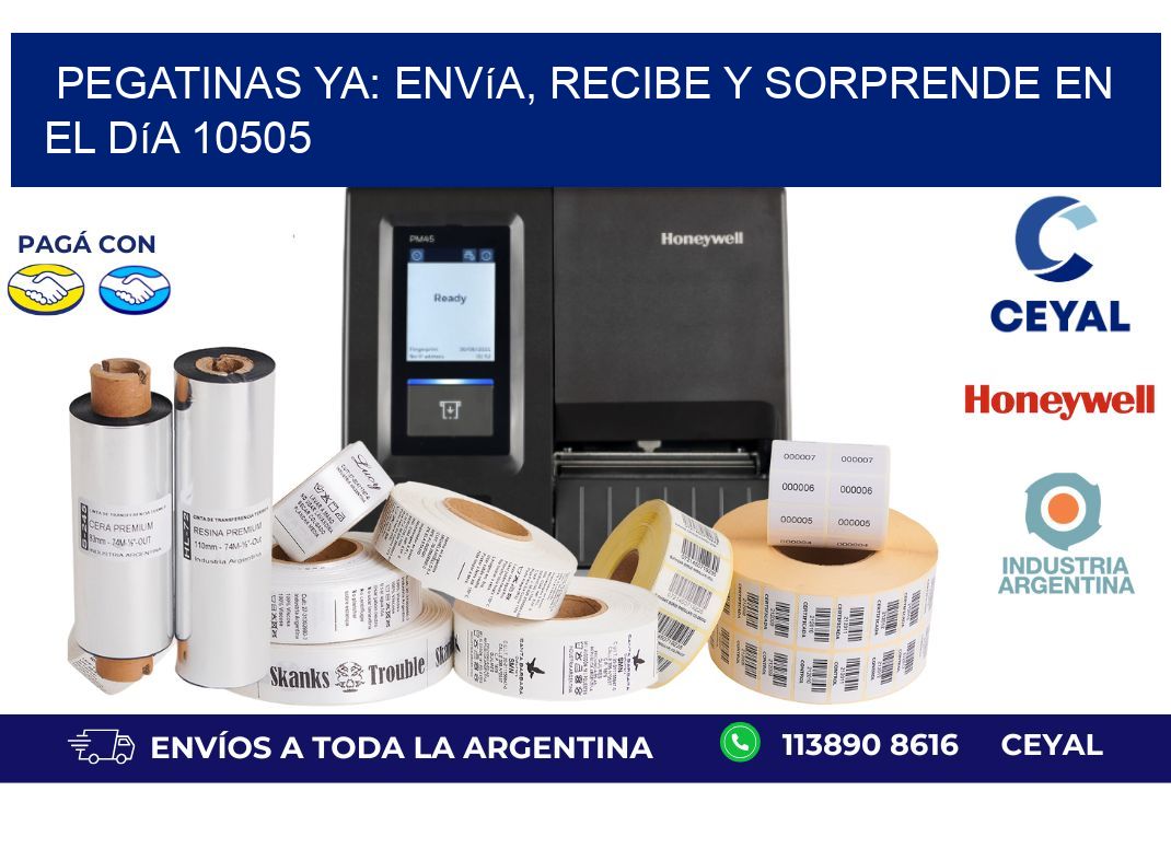 Pegatinas Ya: Envía, Recibe y Sorprende en el Día 10505