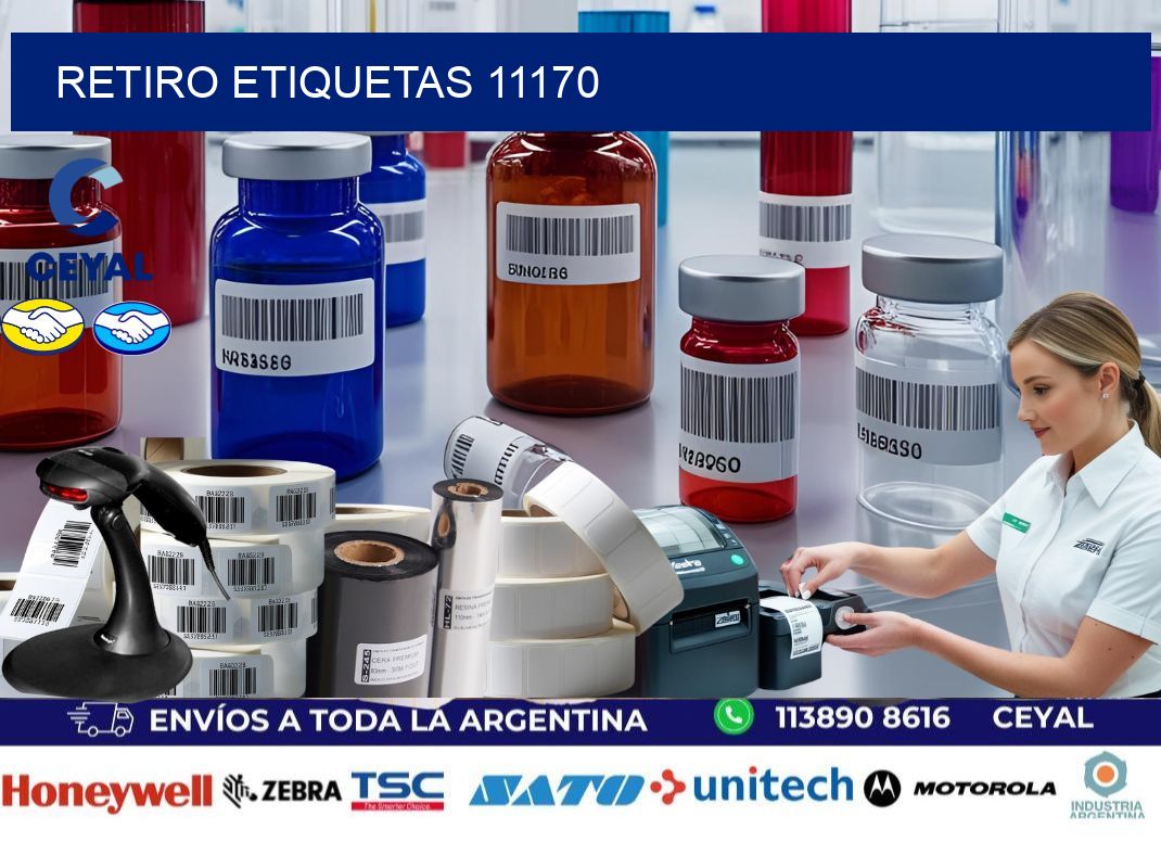 Retiro etiquetas 11170