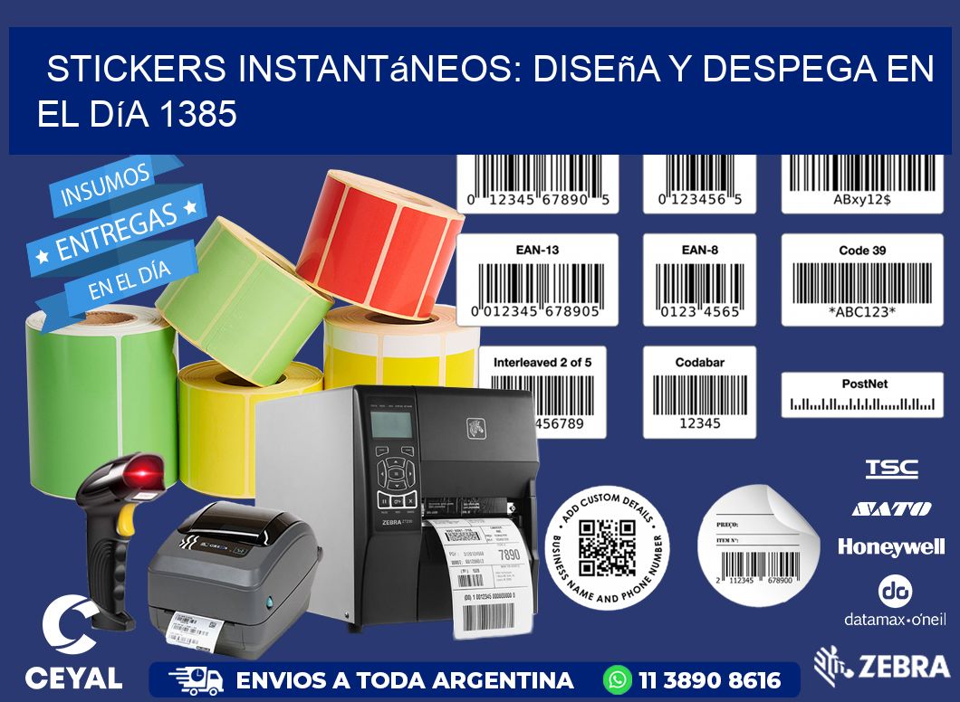 Stickers Instantáneos: Diseña y Despega en el Día 1385