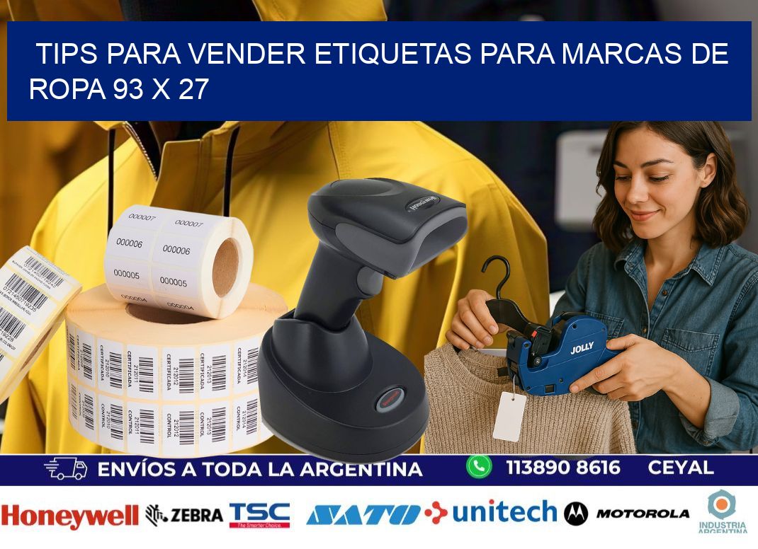 Tips para Vender Etiquetas para Marcas de Ropa 93 x 27