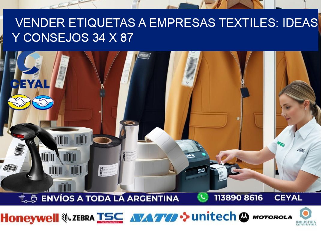 Vender Etiquetas a Empresas Textiles: Ideas y Consejos 34 x 87