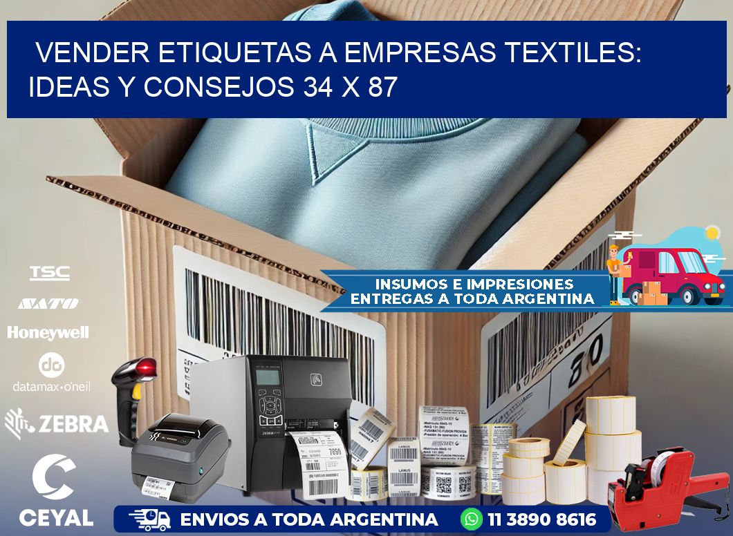Vender Etiquetas a Empresas Textiles: Ideas y Consejos 34 x 87