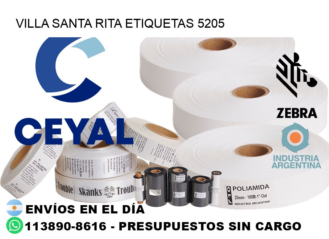 Villa Santa Rita etiquetas 5205
