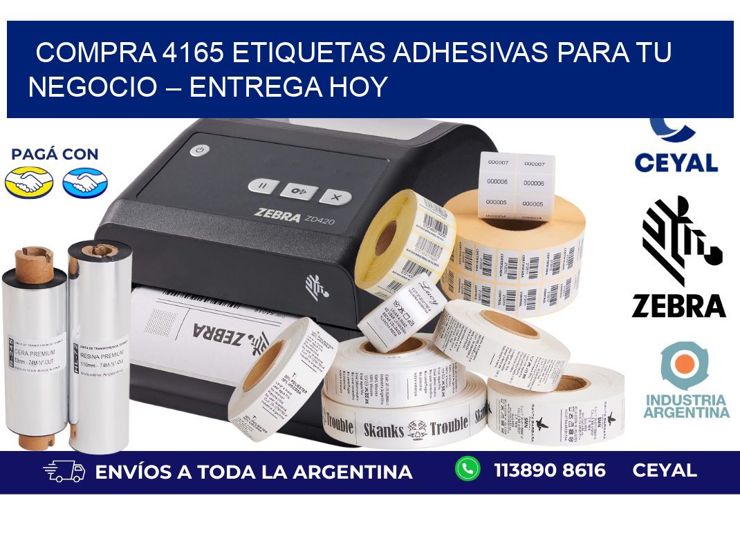 compra 4165 Etiquetas Adhesivas para Tu Negocio – Entrega Hoy