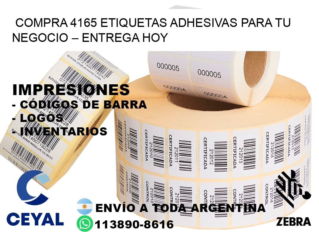 compra 4165 Etiquetas Adhesivas para Tu Negocio – Entrega Hoy