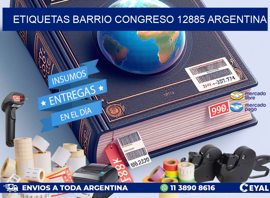 etiquetas barrio congreso 12885 argentina