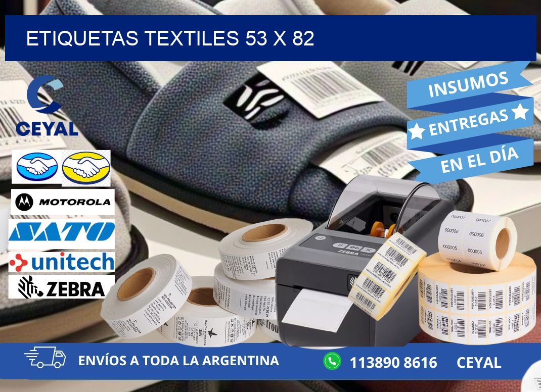 etiquetas textiles 53 x 82
