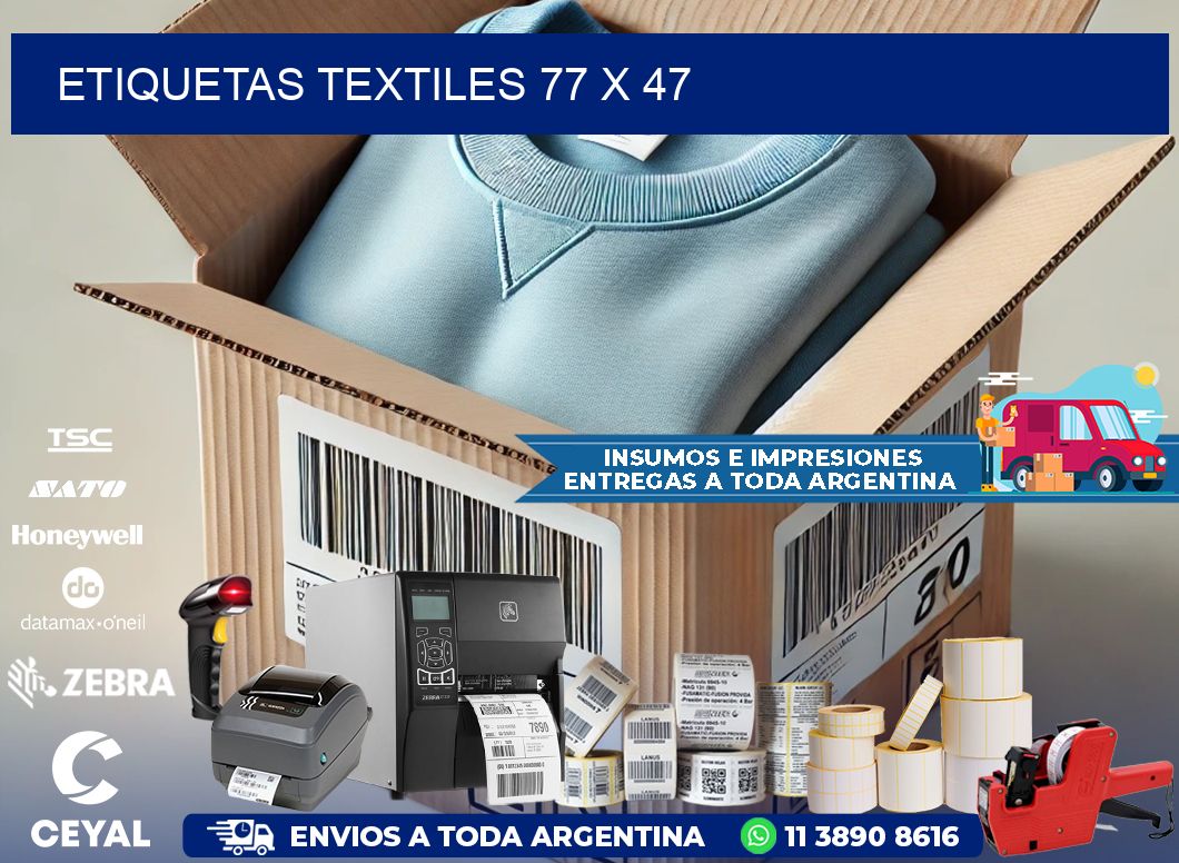etiquetas textiles 77 x 47