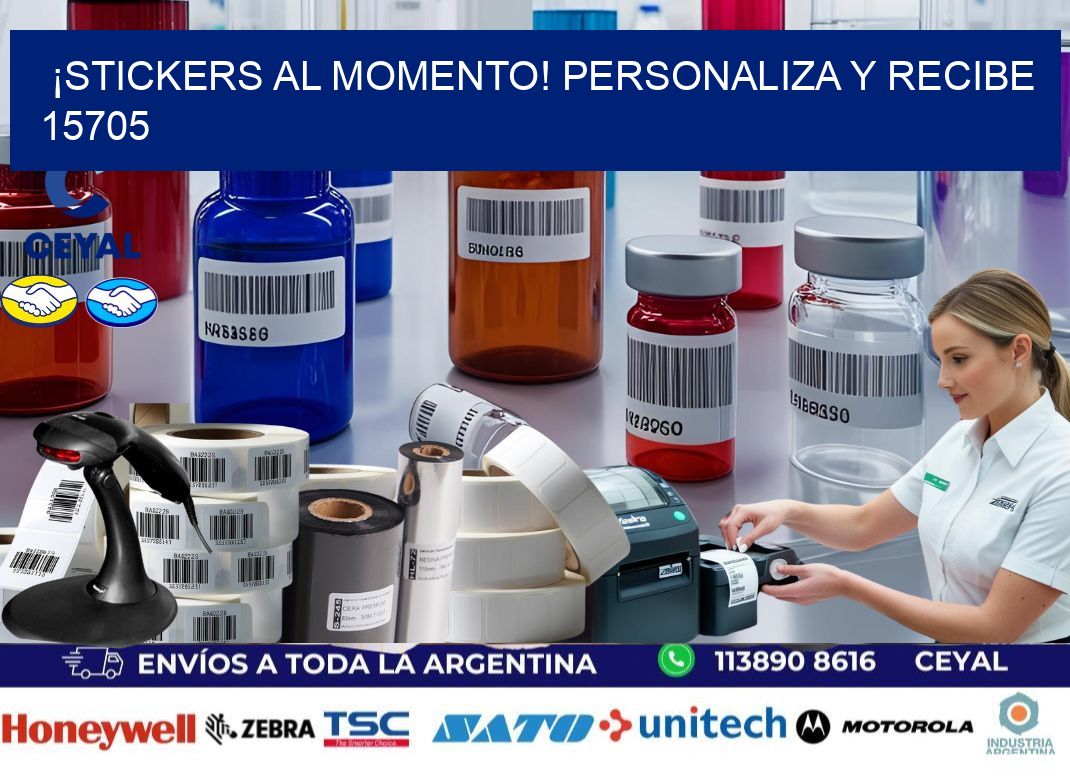 ¡Stickers al Momento! Personaliza y Recibe 15705