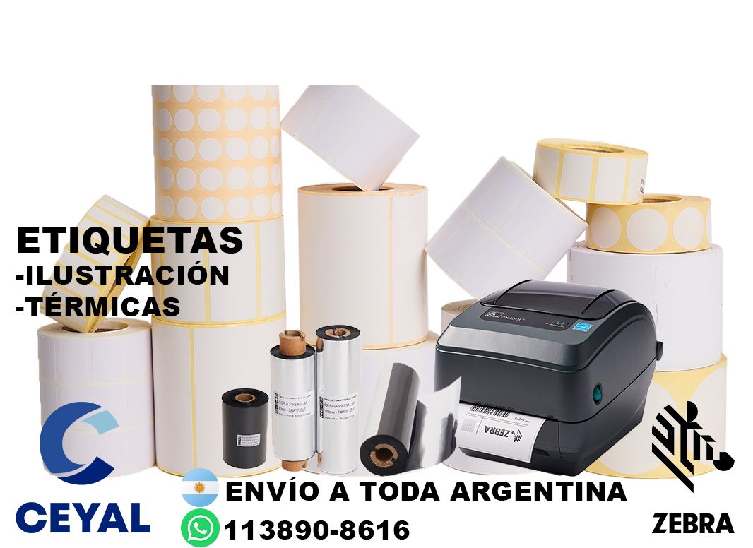 20 cajas de etiquetas 32 x 94