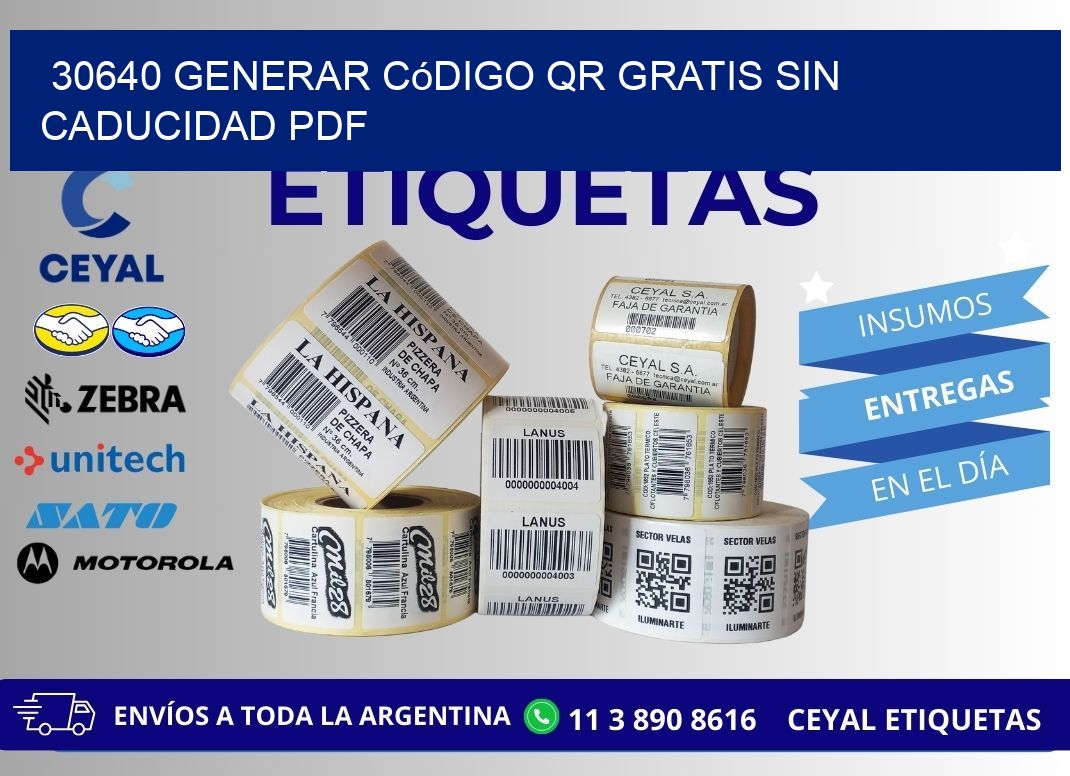 30640 Generar código QR gratis sin caducidad PDF