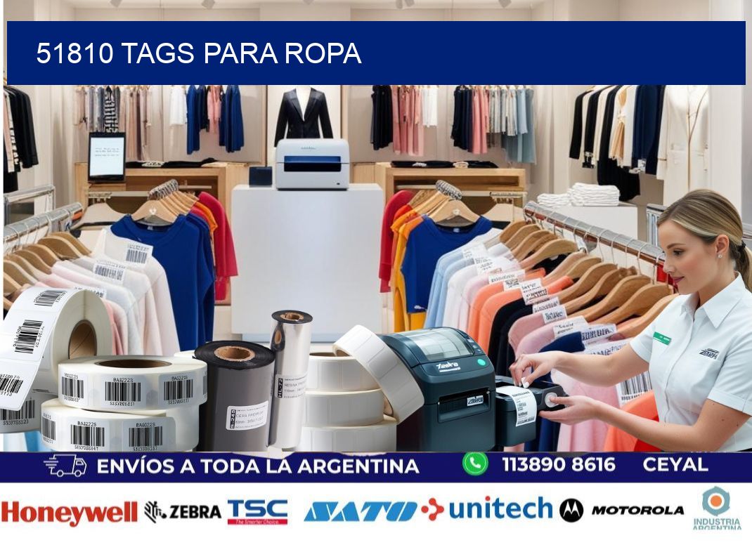 51810 Tags para ropa