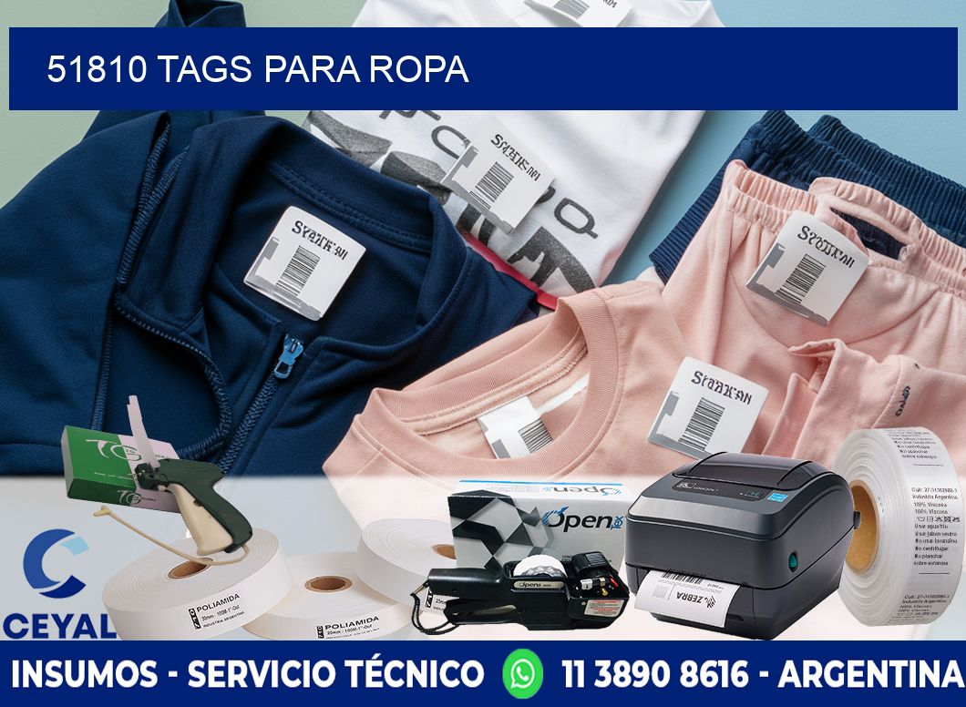 51810 Tags para ropa