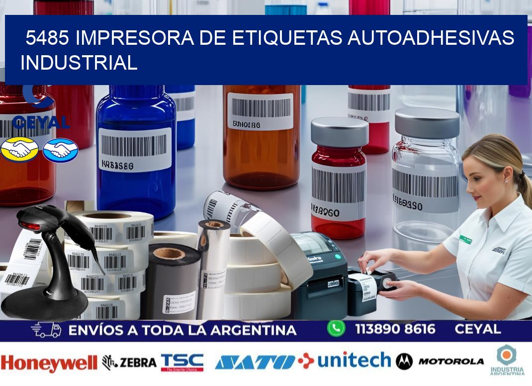 5485 Impresora de etiquetas autoadhesivas industrial