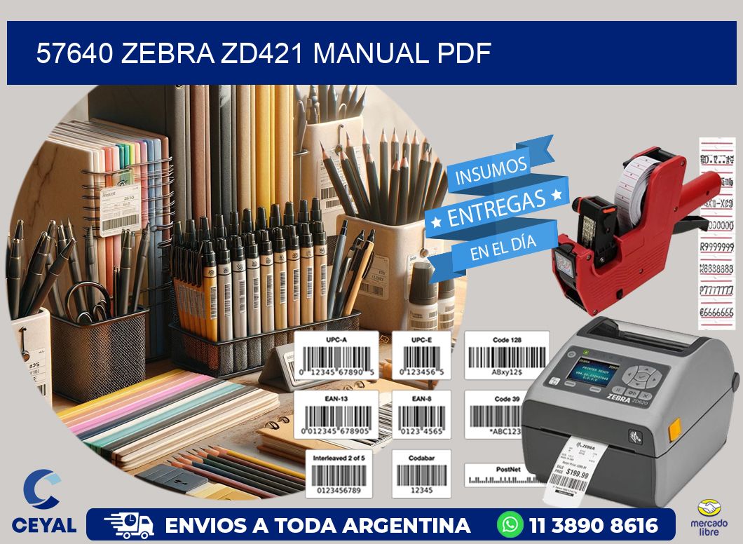 57640 Zebra ZD421 manual PDF
