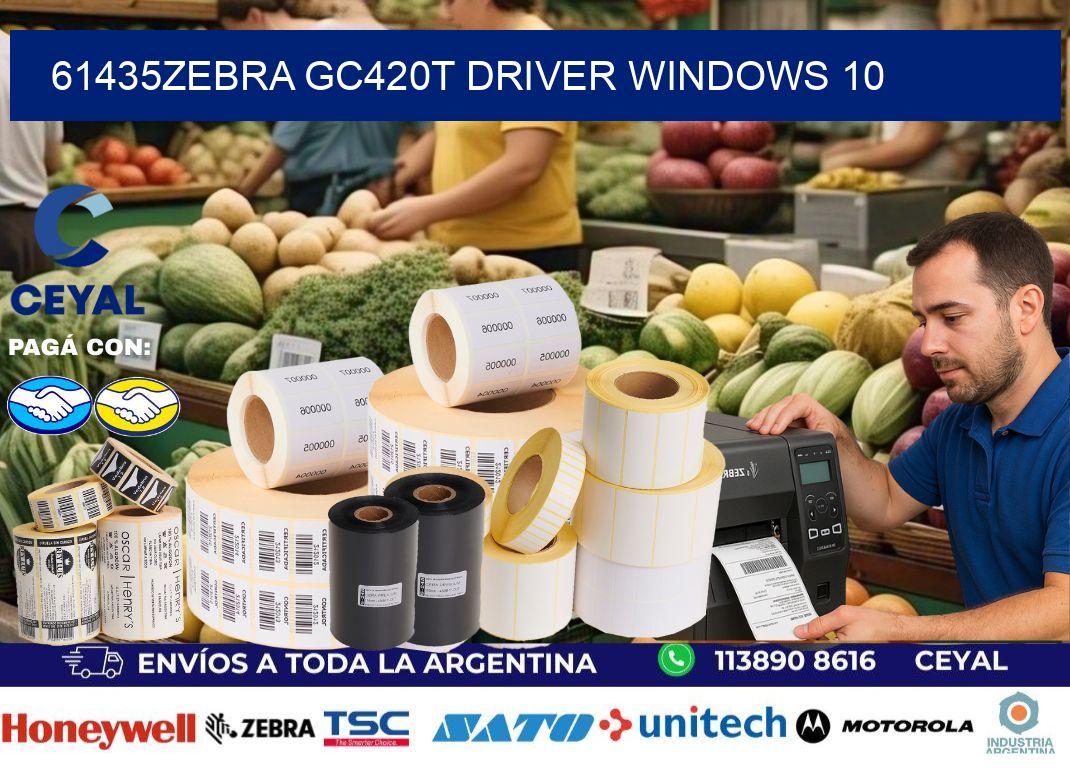 61435Zebra GC420t driver Windows 10