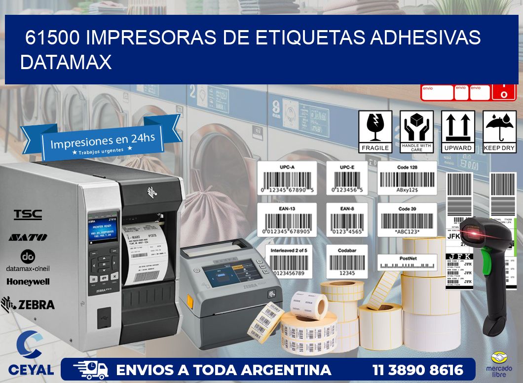 61500 impresoras de etiquetas adhesivas datamax