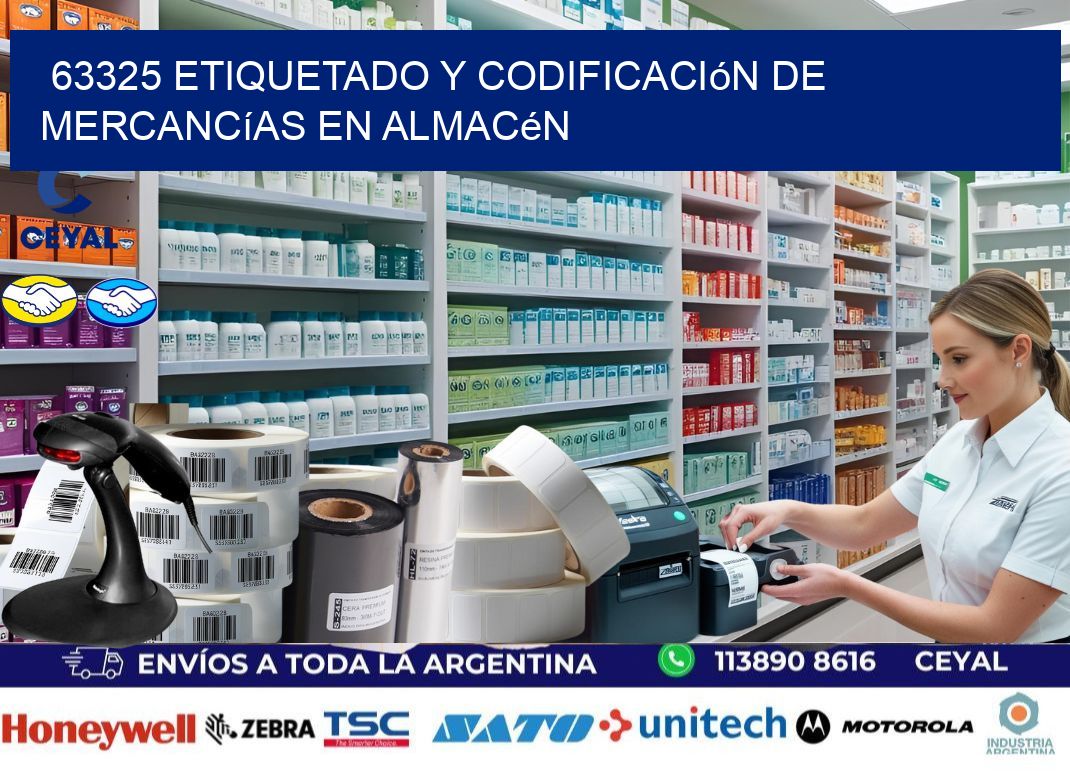 63325 Etiquetado y codificación de mercancías en almacén