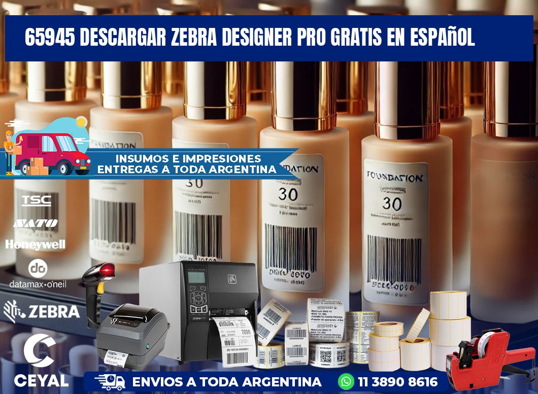 65945 Descargar Zebra Designer Pro gratis en Español