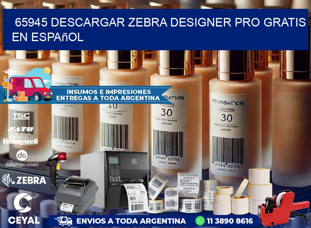 65945 Descargar Zebra Designer Pro gratis en Español