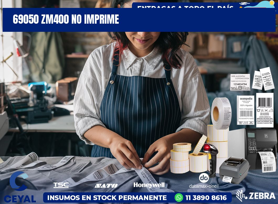69050 ZM400 no imprime
