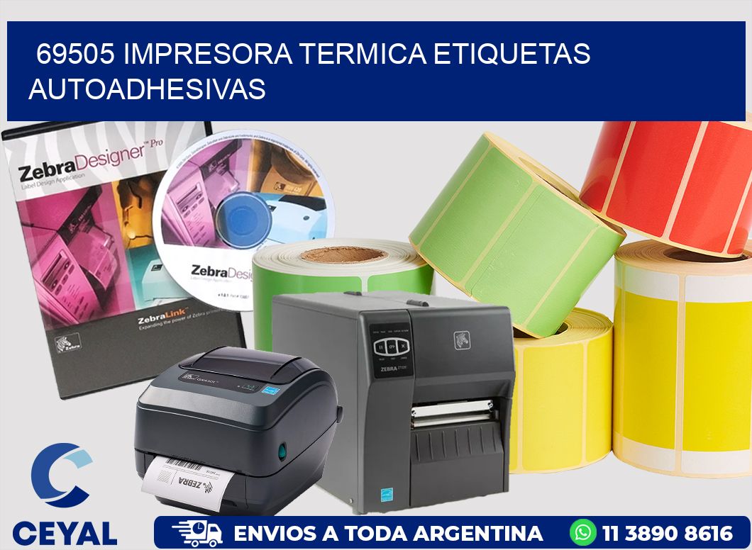 69505 Impresora termica etiquetas autoadhesivas