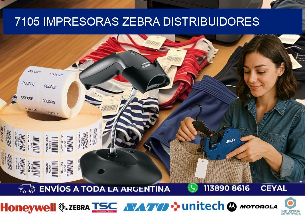 7105 impresoras Zebra distribuidores