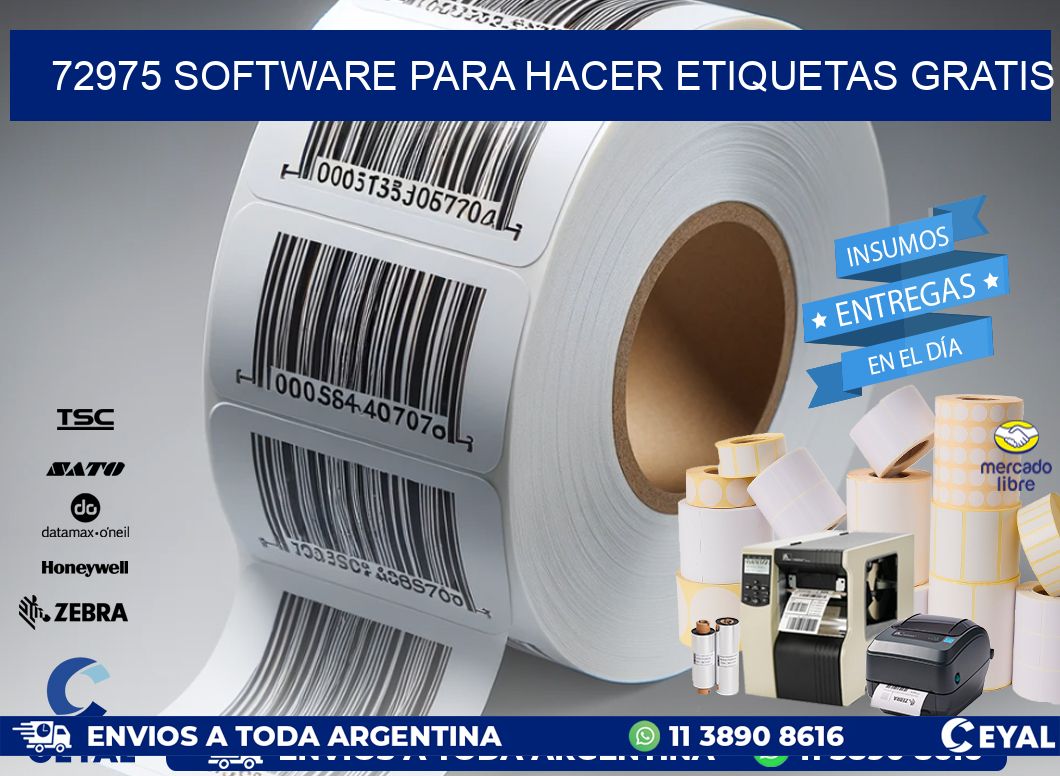 72975 Software para hacer etiquetas gratis