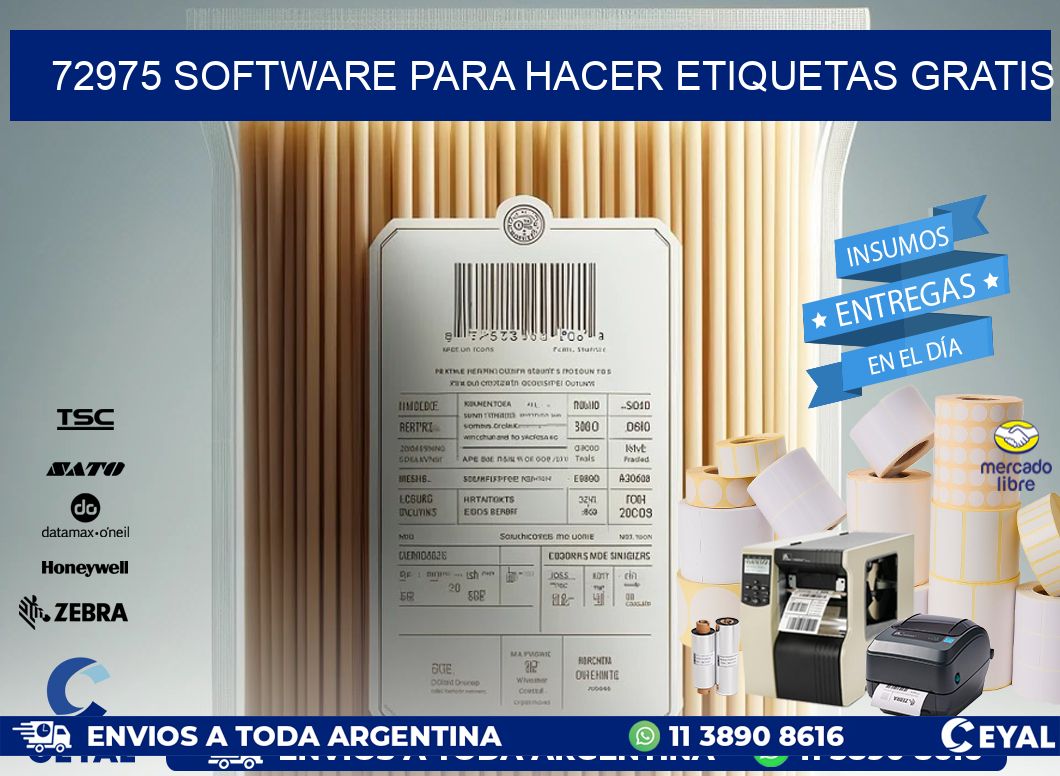72975 Software para hacer etiquetas gratis