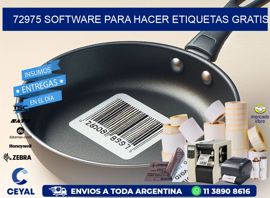 72975 Software para hacer etiquetas gratis