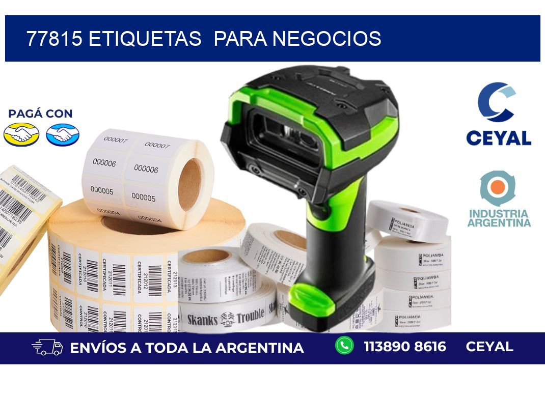 77815 etiquetas  para negocios
