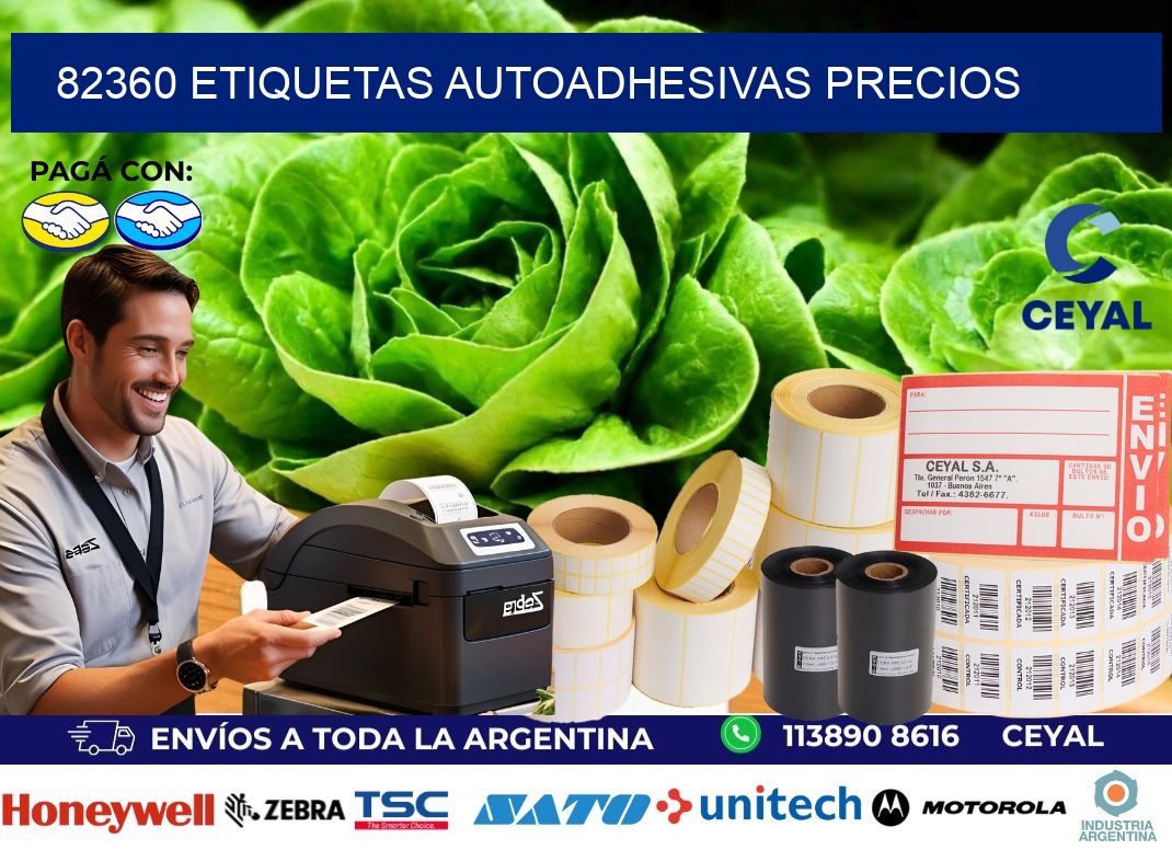 82360 Etiquetas autoadhesivas precios