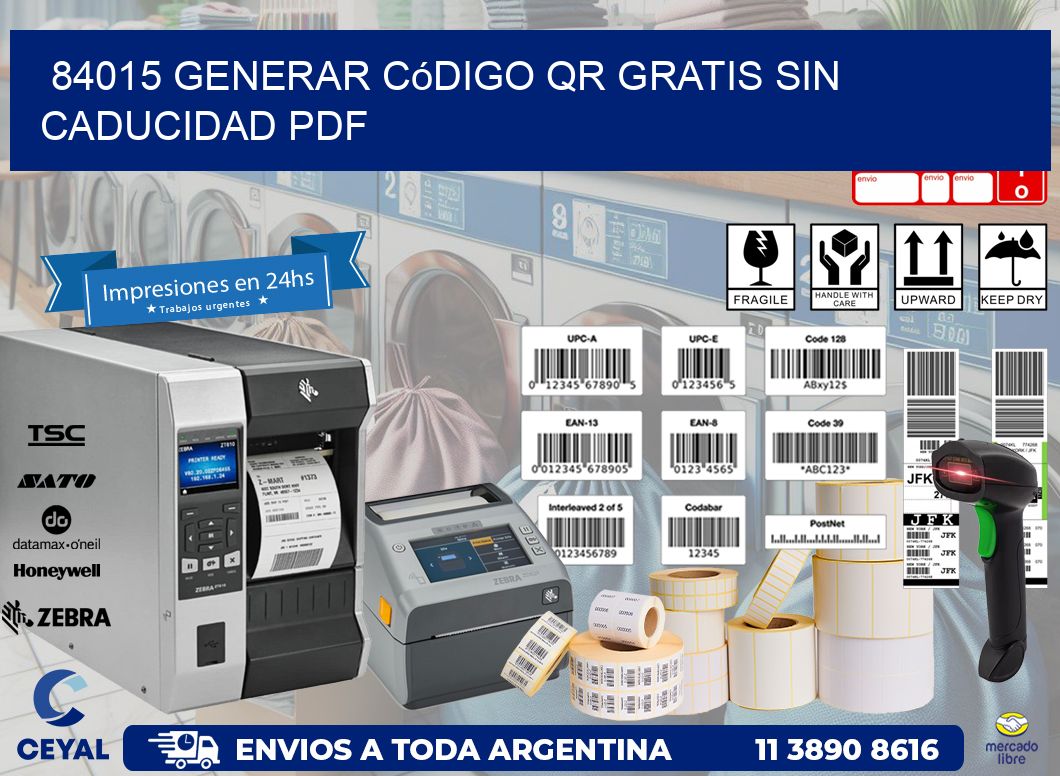 84015 Generar código QR gratis sin caducidad PDF