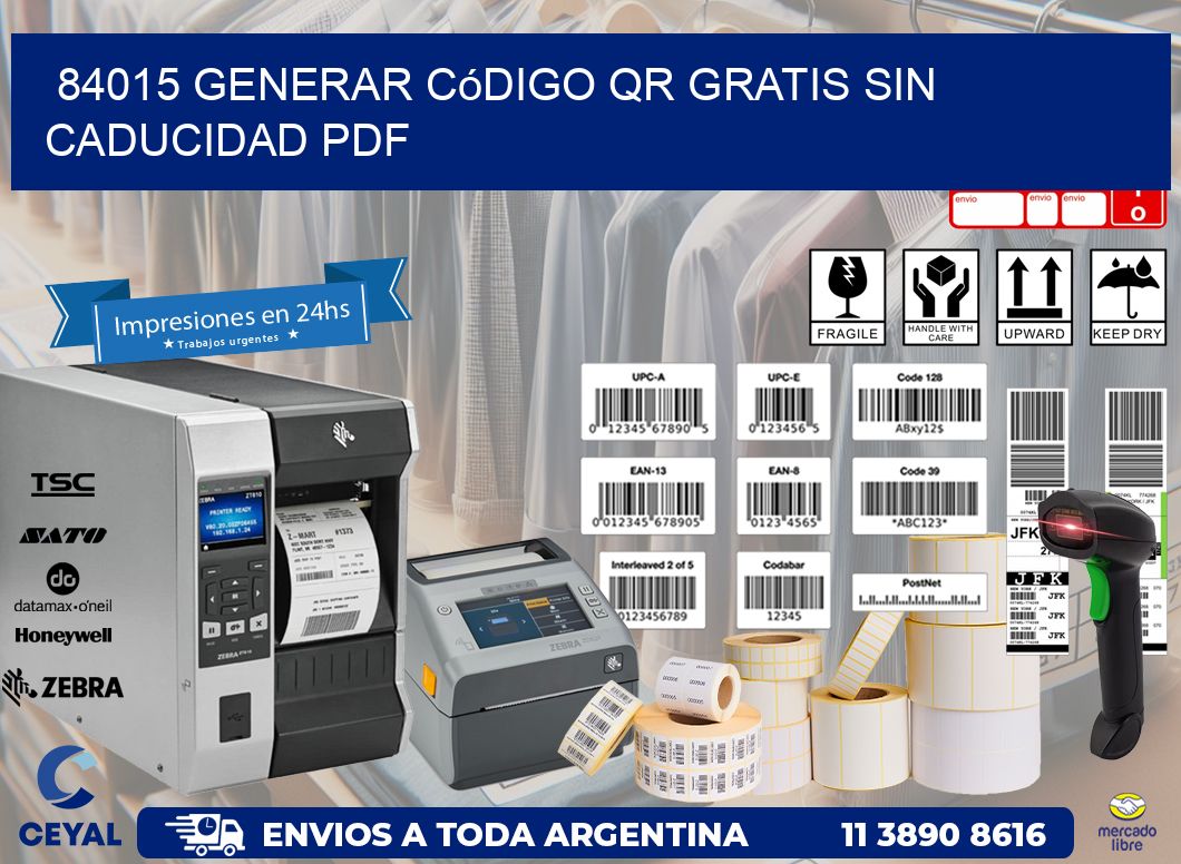 84015 Generar código QR gratis sin caducidad PDF