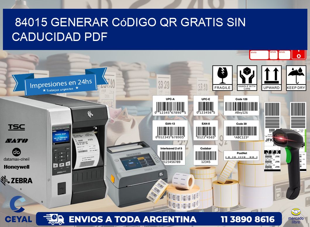 84015 Generar código QR gratis sin caducidad PDF