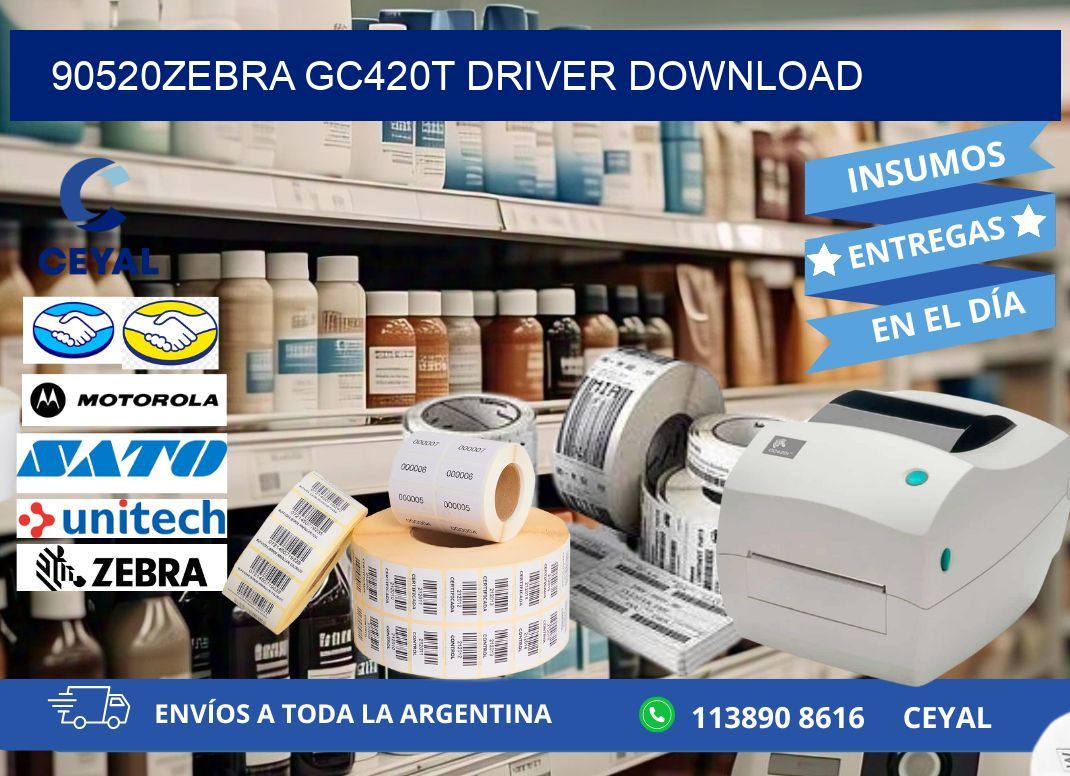 90520Zebra GC420t driver download