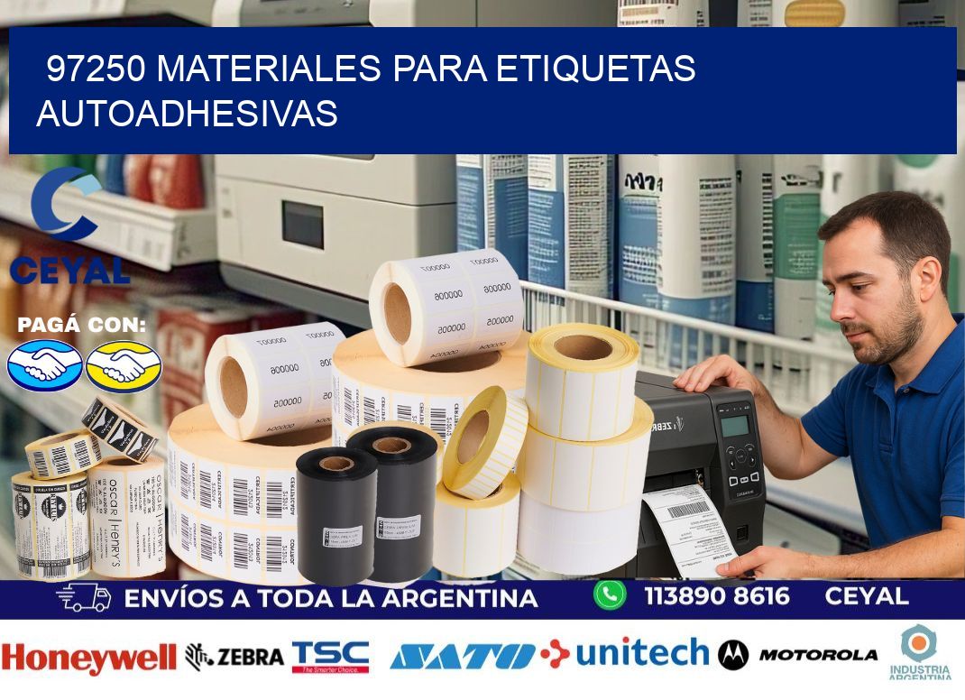 97250 materiales para etiquetas autoadhesivas