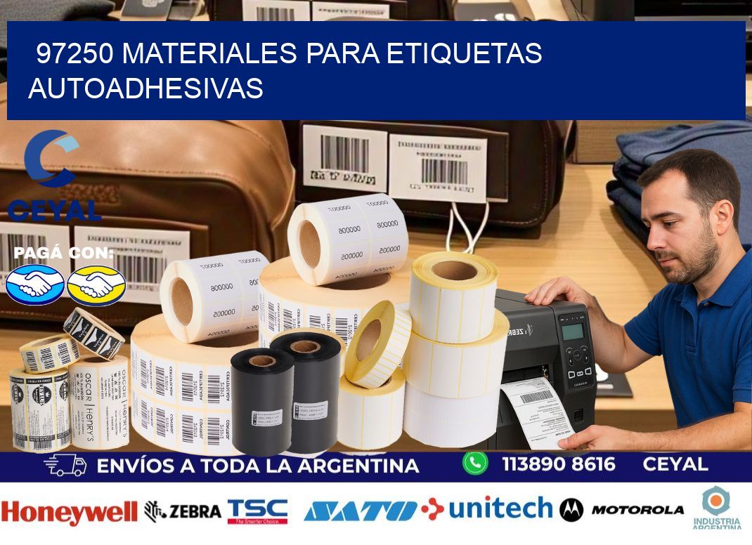 97250 materiales para etiquetas autoadhesivas
