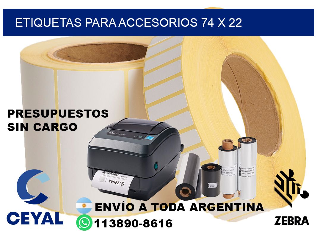 ETIQUETAS PARA ACCESORIOS 74 x 22