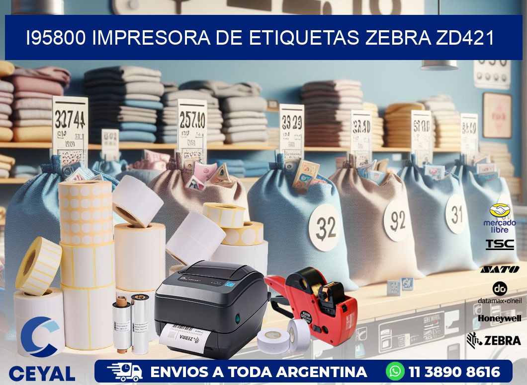 I95800 impresora de etiquetas Zebra ZD421