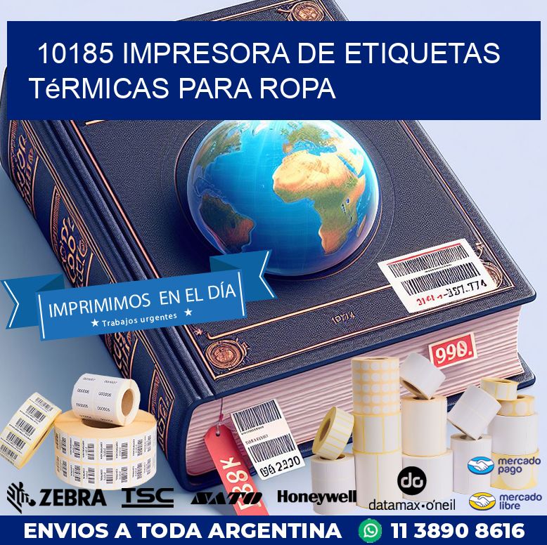 10185 impresora de etiquetas térmicas para ropa