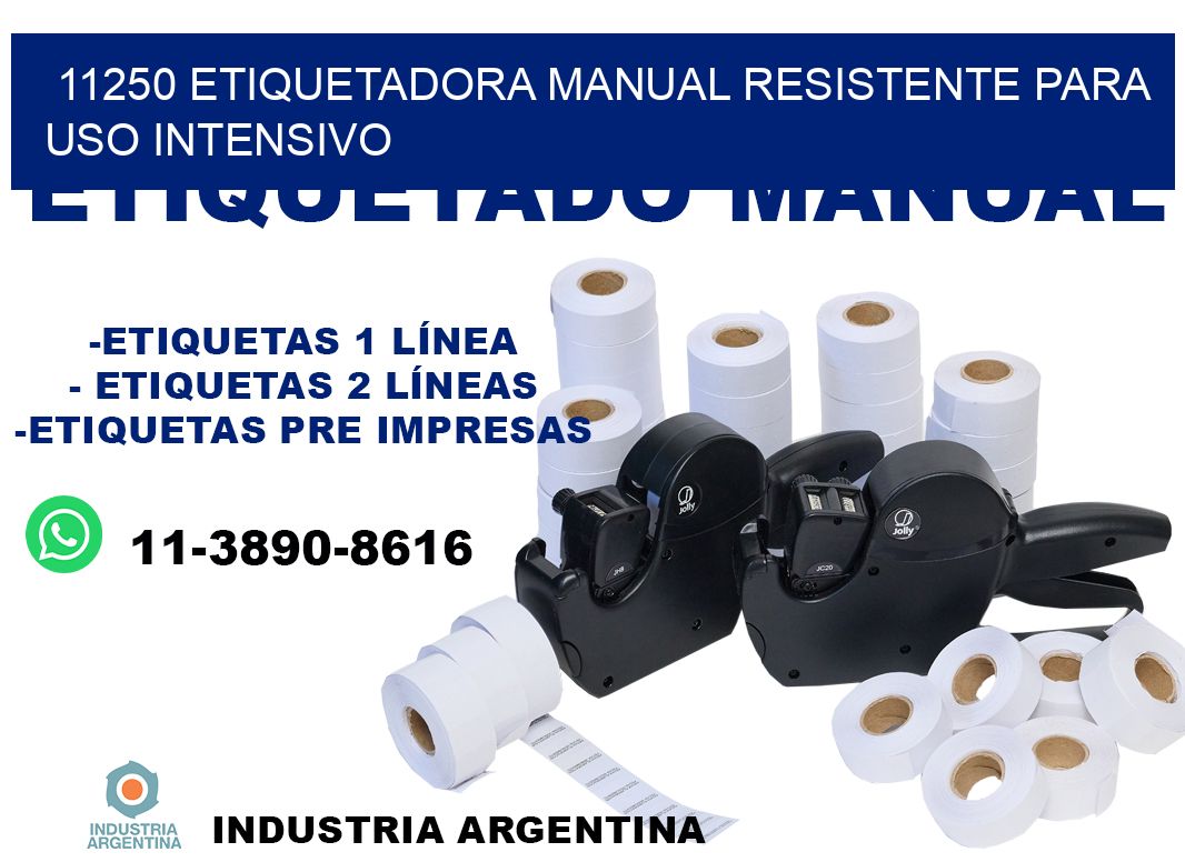 11250 etiquetadora manual resistente para uso intensivo