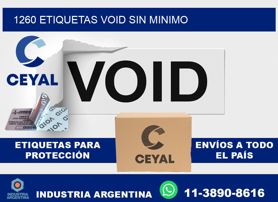 1260 etiquetas void sin minimo