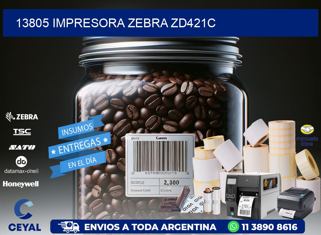 13805 Impresora Zebra zd421c