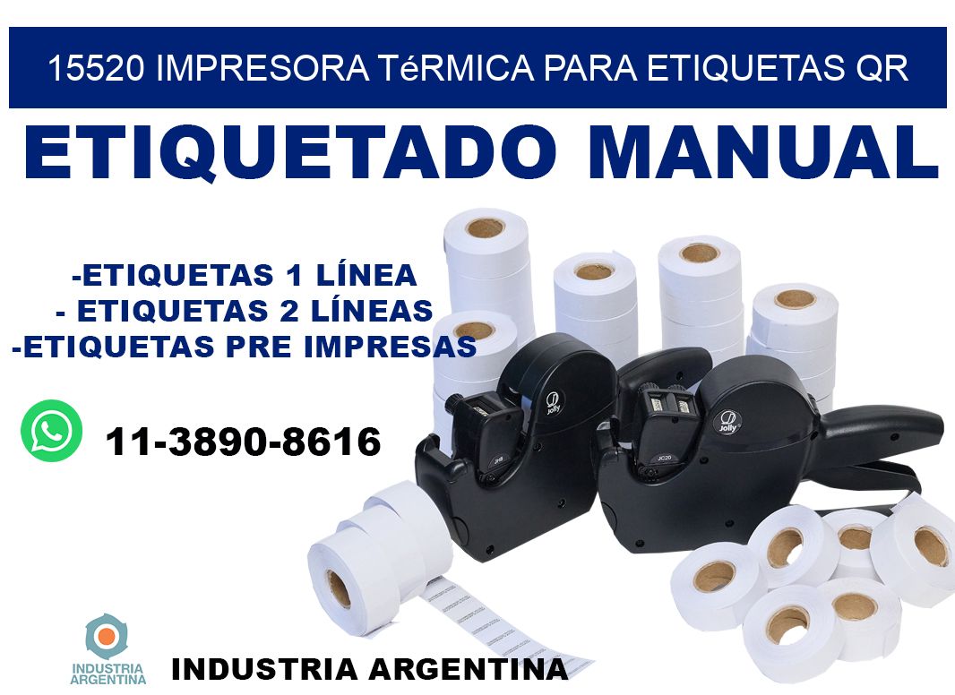 15520 impresora térmica para etiquetas QR